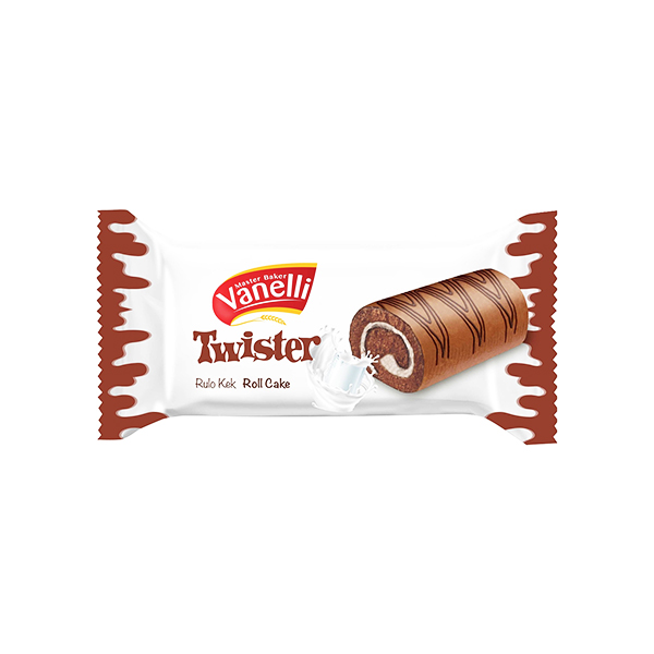 Vanelli Twister Cocoa Cake With Milk Cream 35g