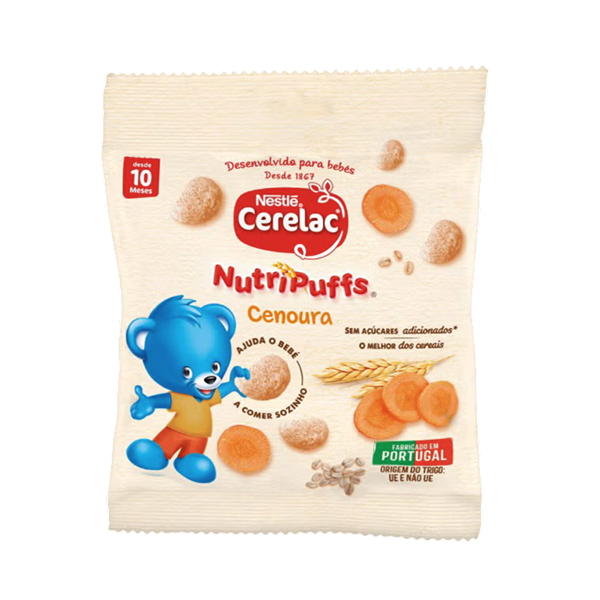 Nestle Cerelac Nutripuffs Cenoura 7g