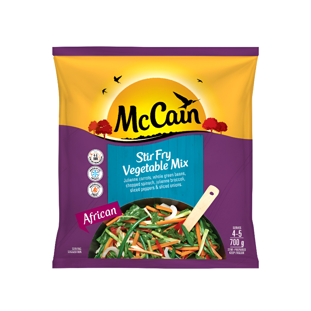 Mccain Stir Fry Vegetable Mix African 700g