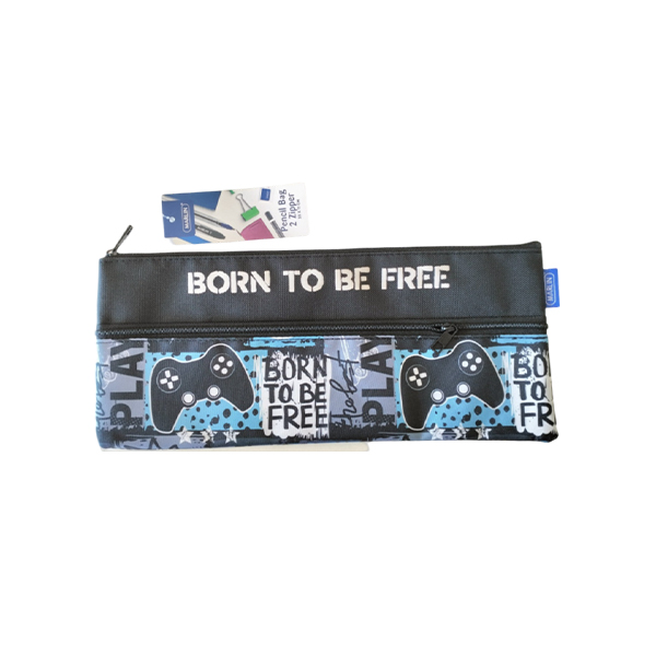 Marlin Pencil Bag 2 Zipper 33X11Cm 009J