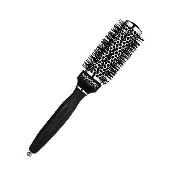 Basics Hair Brush Ceramic Silver