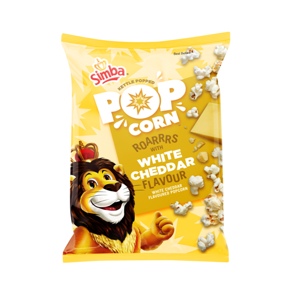 Simba Pop Corn White Chedar 90g