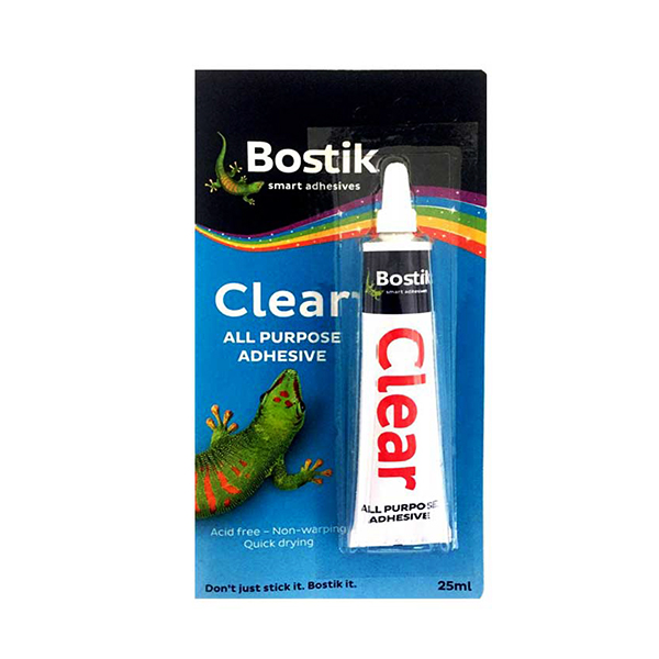 Bostik Clear All Purpose Adhesive 25ml