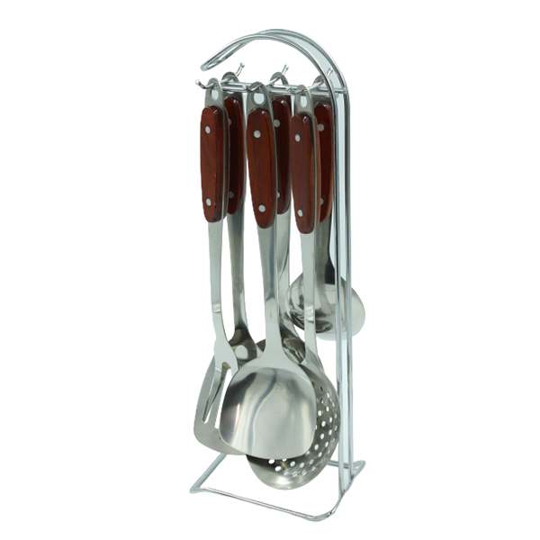 Conjunto De Talheres De Cozinha 7Pcs Azul