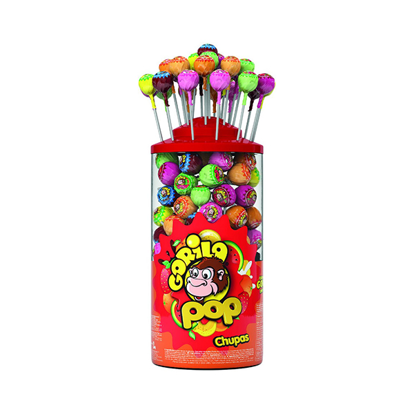 Gorilo Pop Chupas Mix Flavours 1530g