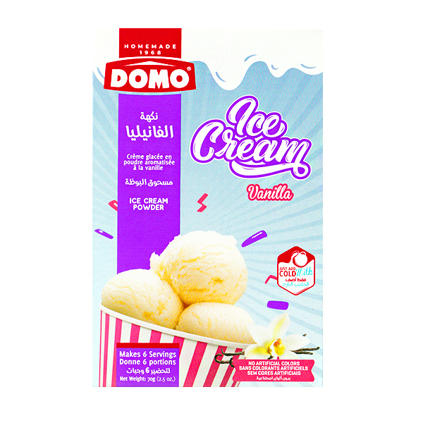 Domo Ice Cream Vanilla 70g
