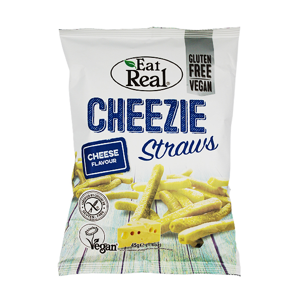 Eat Real Cheezie Cheese Straws 45Gr