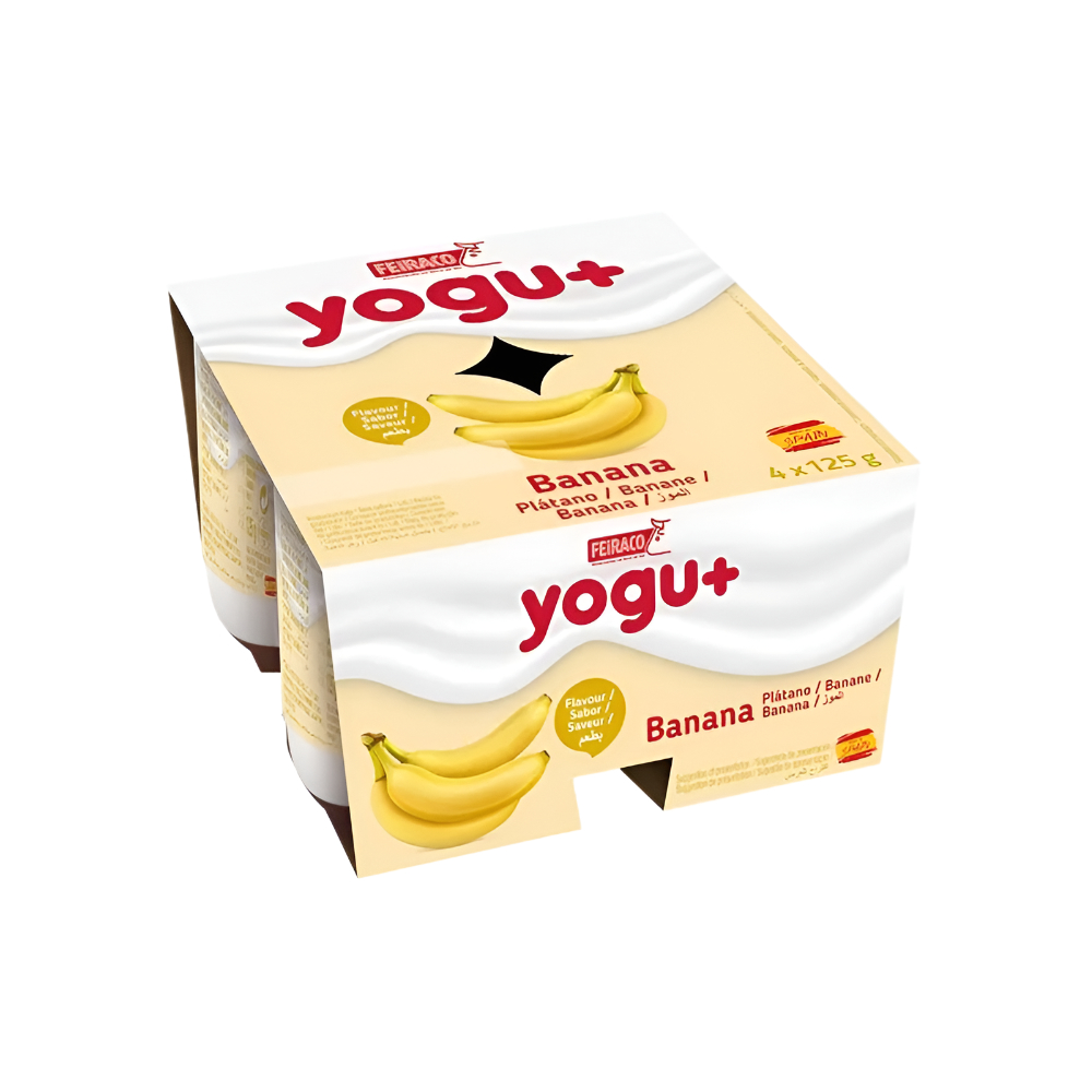 Yogu+ Yoghurte Banana Long Life 125g