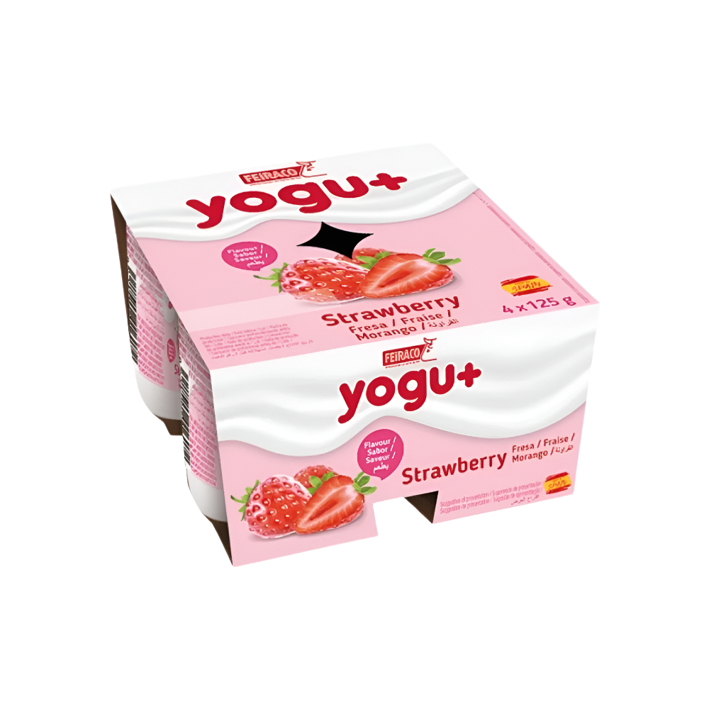 Yogu+ Yoghurte Morango Long Life 125g