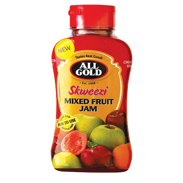 All Gold Skweezi Mixed Fruit Jam 460Gr