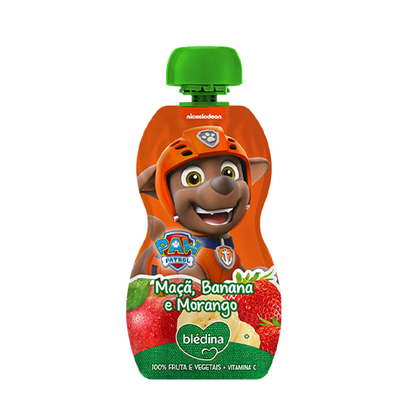Bledina Paw Patrol Maca Banana Morango 100g