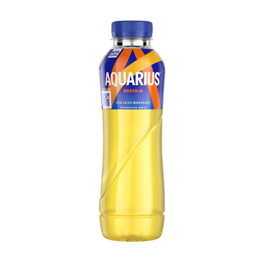 Aquarius Refrigerante Sem Gas Laranja 500ml