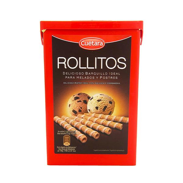 Cuetara Wafer Rollitos 225Gr