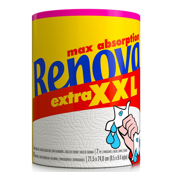 Renova Rolo De Papel Cozinha Xxl