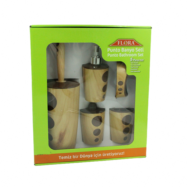 Flora Conjunto De 5Pcs P/Casa De Banho F354