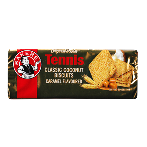Bolachas Bakers Tennis Caramelo, 200 g