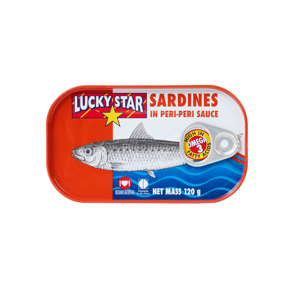 Lucky Star Sardines Peri Peri 120g