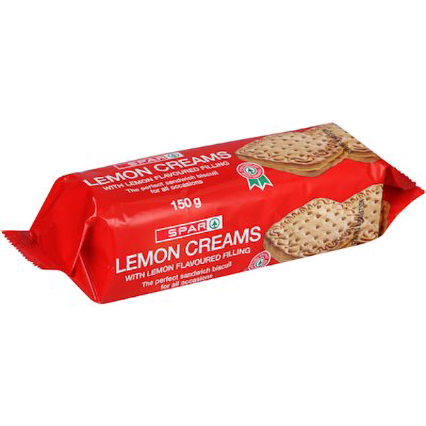 Spar Lemon Creams W/Lemon Flavoured 150Gr