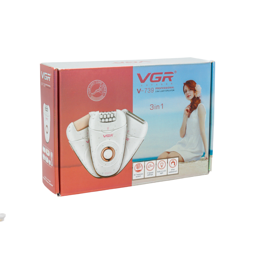 Vgr Maquina De Depilacao 3 In 1 Lady V-739 1S