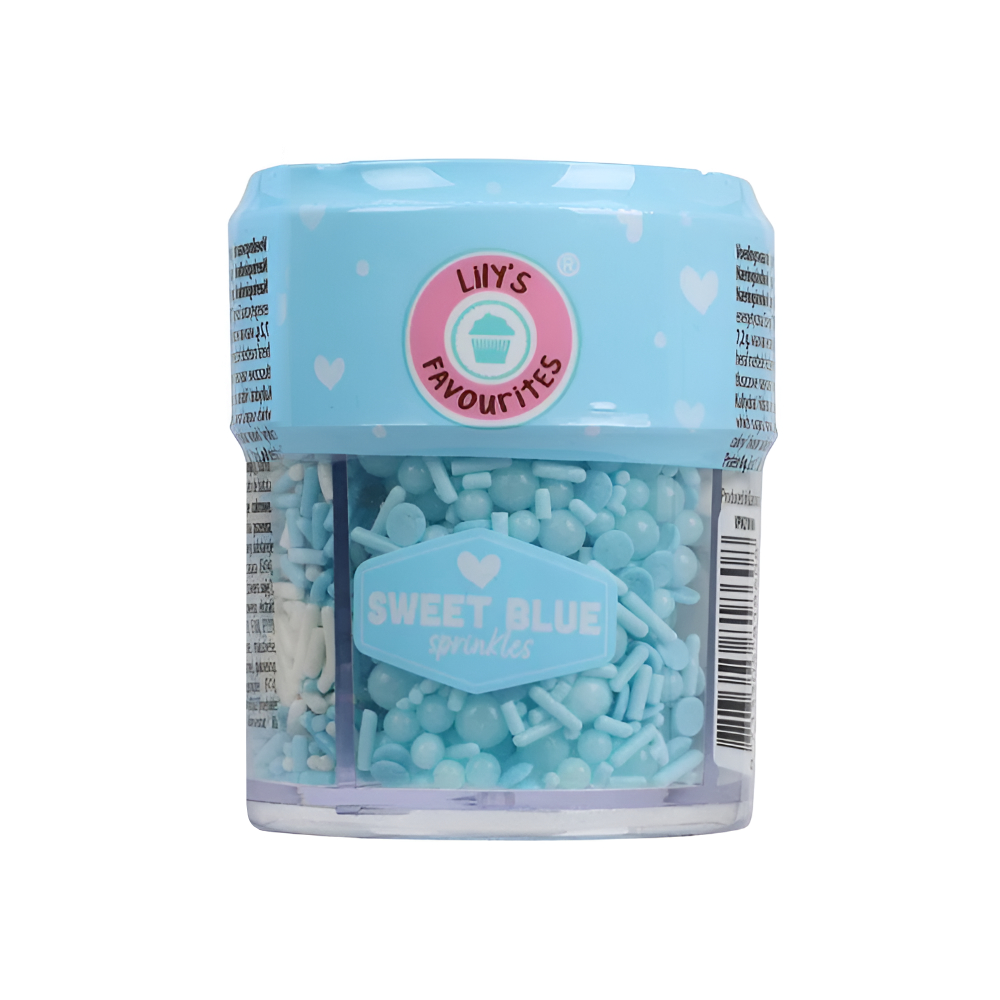 Lilys Favourite Sweet Blue Sprinkles 90g