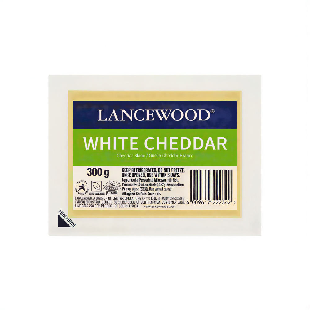 Lancewood Cheddar White 300g
