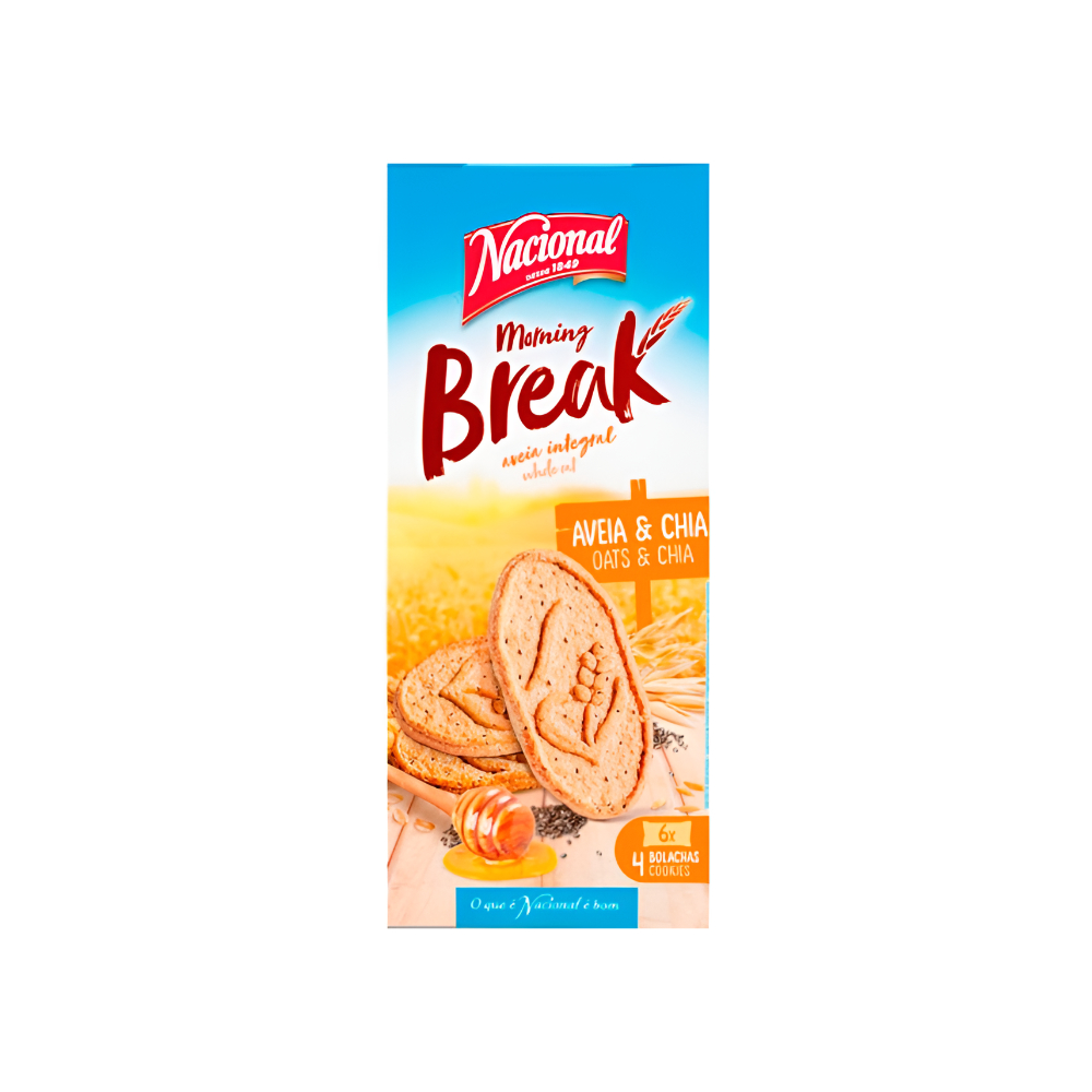 Nacional Bol.morn.break Aveia&Chia 300Gr