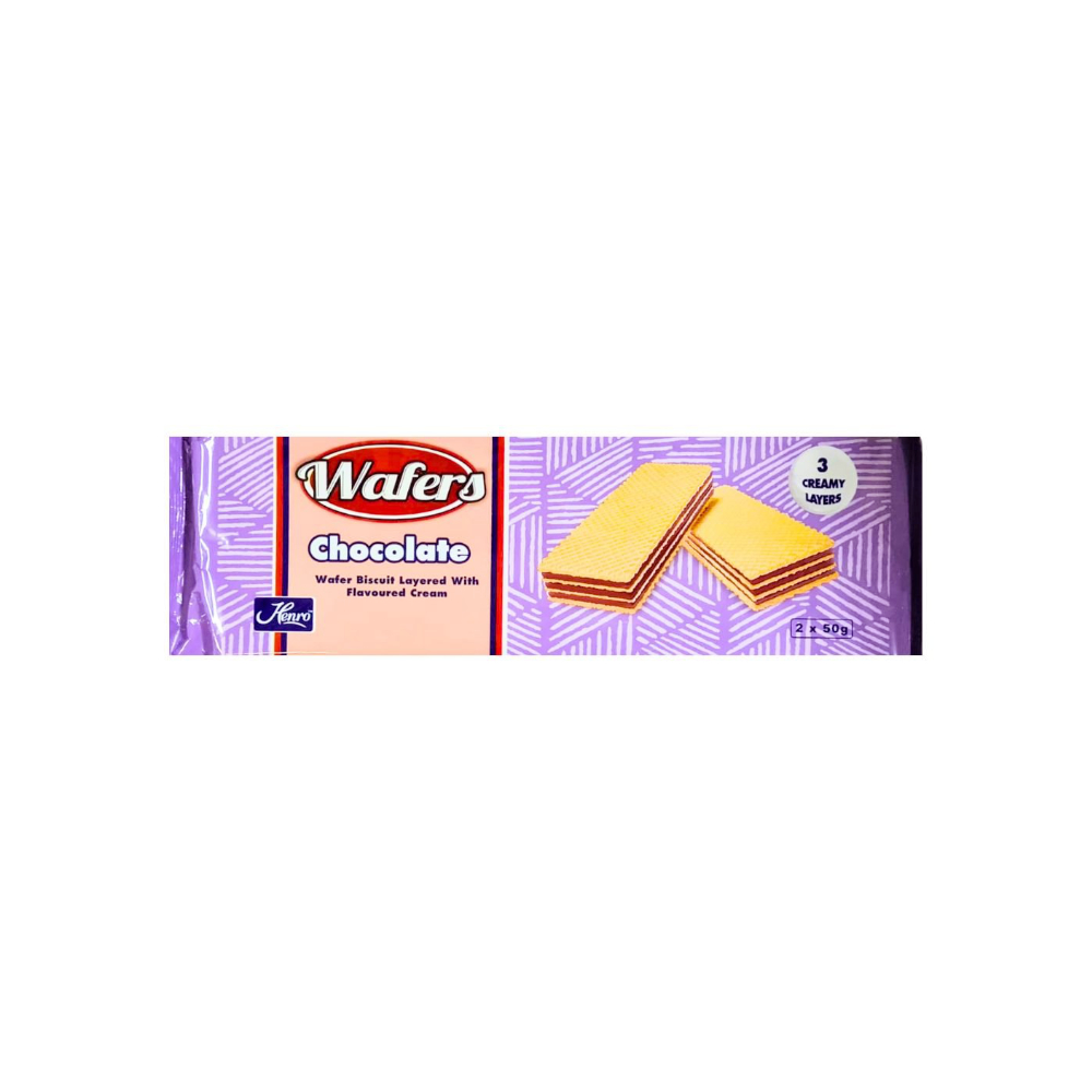 Henro Bolacha Wafers Chocolate 100Gr