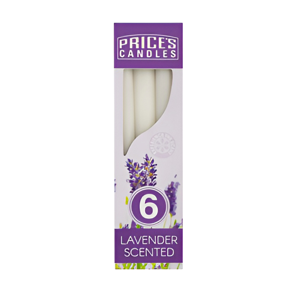 Prices Candles Lavender 6S