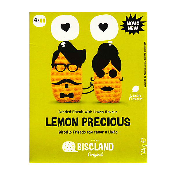 Biscland Biscoitos Lemon Precious 144Gr