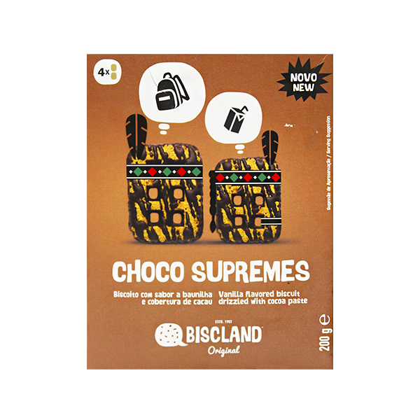 Biscland Biscoitos Choco Supremes 200Gr