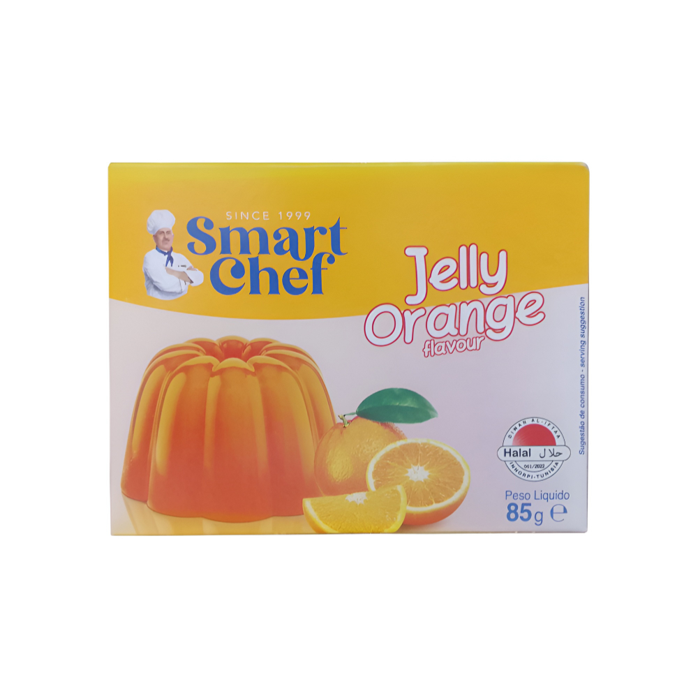Smart Chef Jelly Laranja 85g