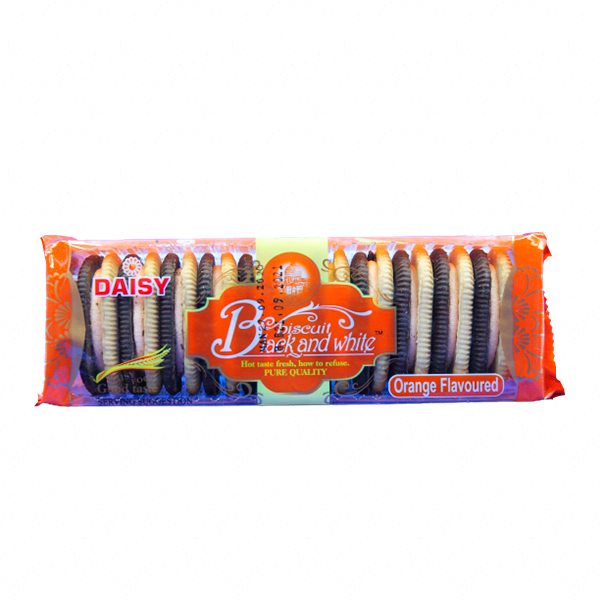 Daisy Bolacha Black&White Orange 130Gr