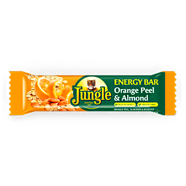 Jungle Orange Peel & Almond Energy Bar 40Gr