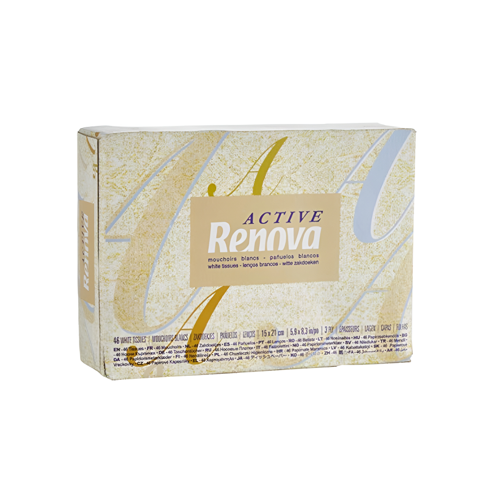Renova Active Lencos De Papel Brancos 46S