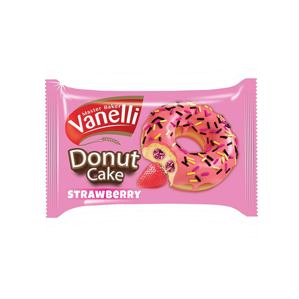 Vanelli Donut Cake Strawberry 35g