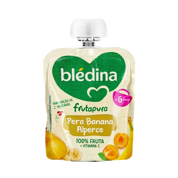 Bledina Frutapura Pera Banana Alperce 85g