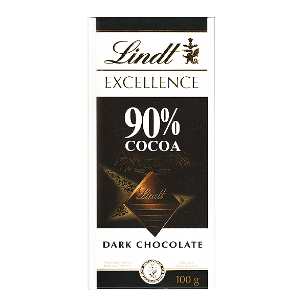 Lindt 90% Cocoa Dark Chocolate 100g