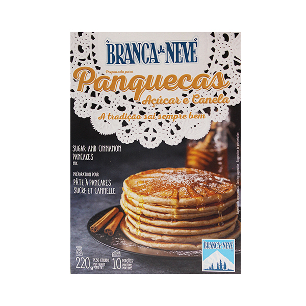Branca De Neve Panquecas Acucar E Canela 220g