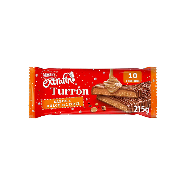 Nestle Barra De Chocolate Extrafin Turron 215g