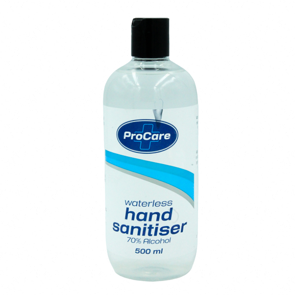 Procare Waterless Hand Sanitiser 70% 500ml