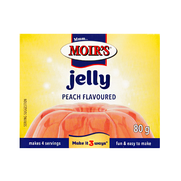 Moirs Gelatina Peach 80Gr