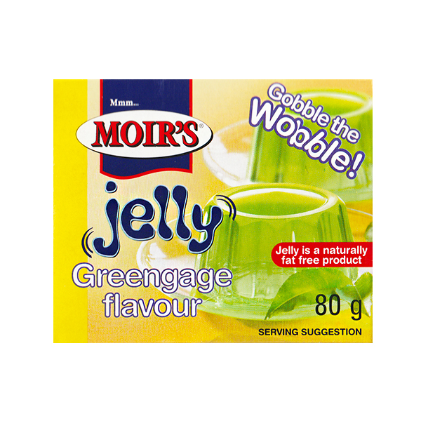 Moirs Gelatina Jelly Greengage 80g