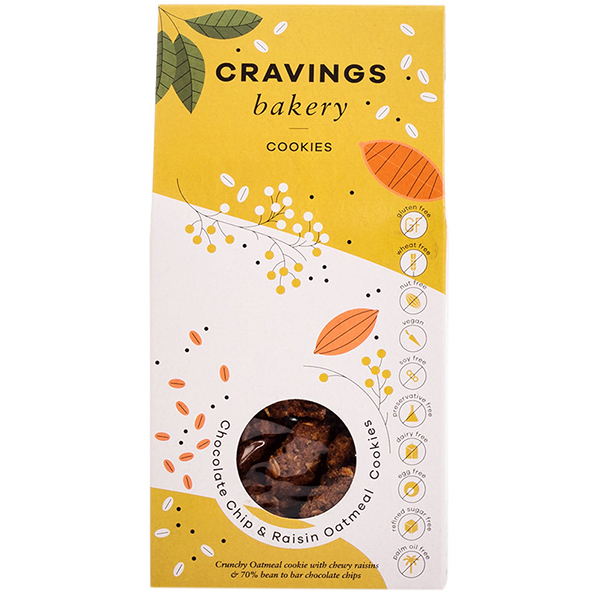 Cravings Bakery Choco &Raisin Oatmeal 200g