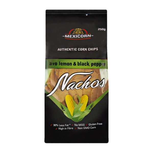 Mexicorn Nachos Avo Lem Pep 250g