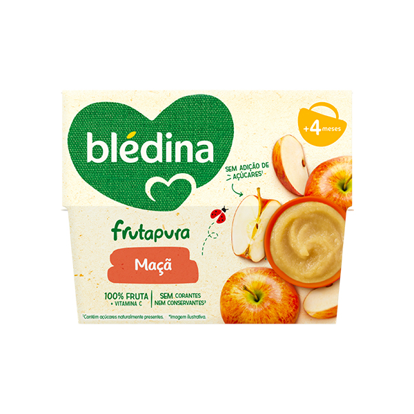 Bledina Frutapura Maca Banana 4X95g