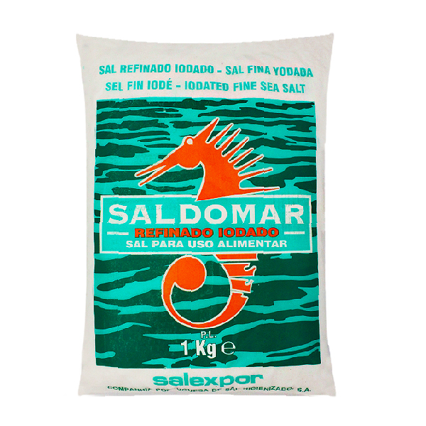 Saldomar Refinado Iodado 1kg