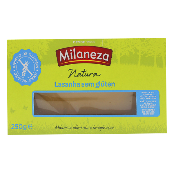Natura Massa Milaneza Lasanha S/ Gluten 250g