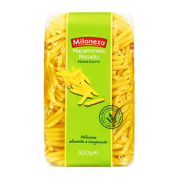 Pasta Milaneza 500g Macarronete Ricado Penne Rigate