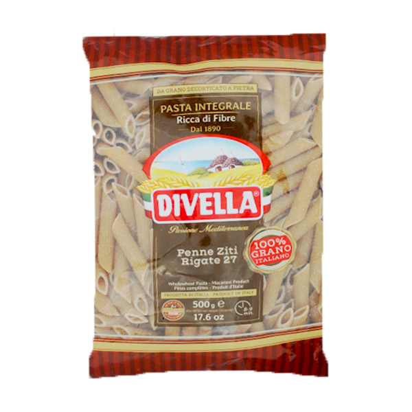 Divella Massa Penne Ziti Rigate Integral 500g