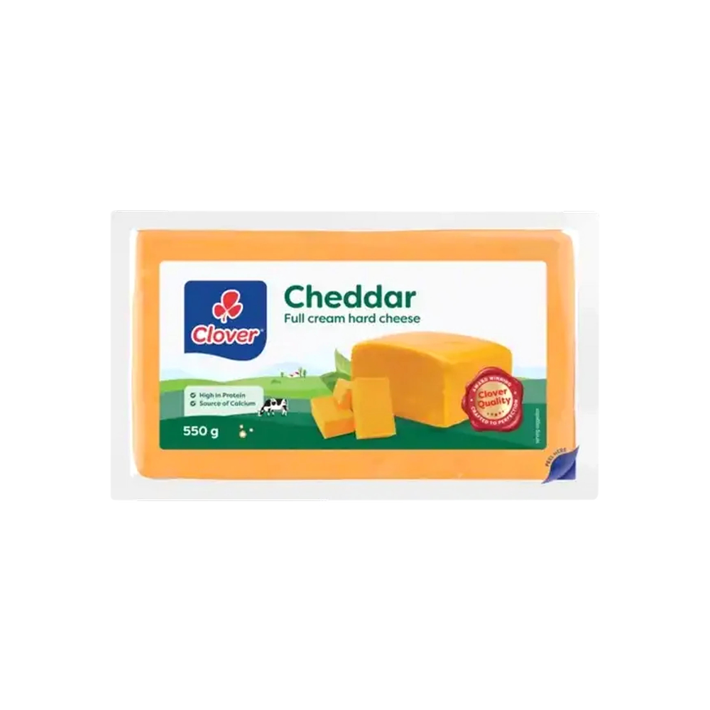 Clover Queijo Cheddar 550g